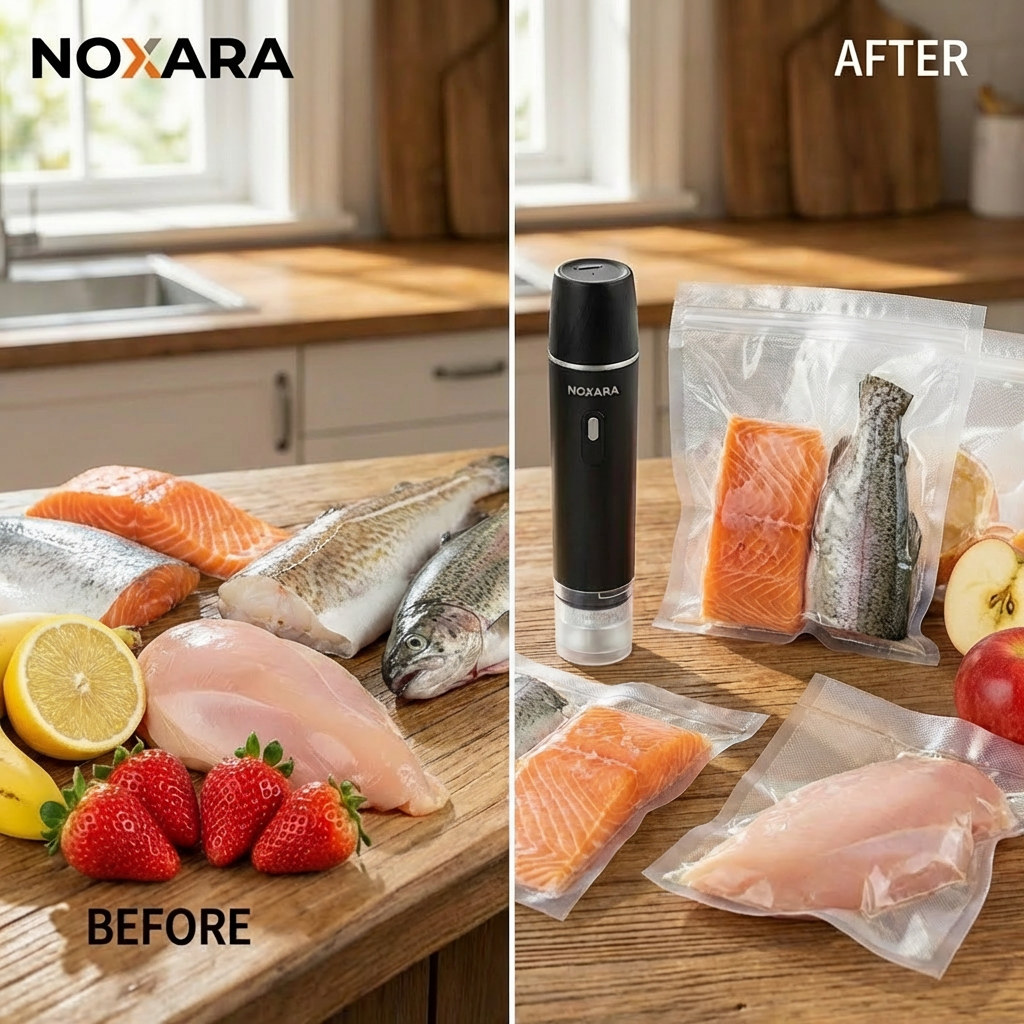 Portable USB Food Sealer for Ultimate Freshness